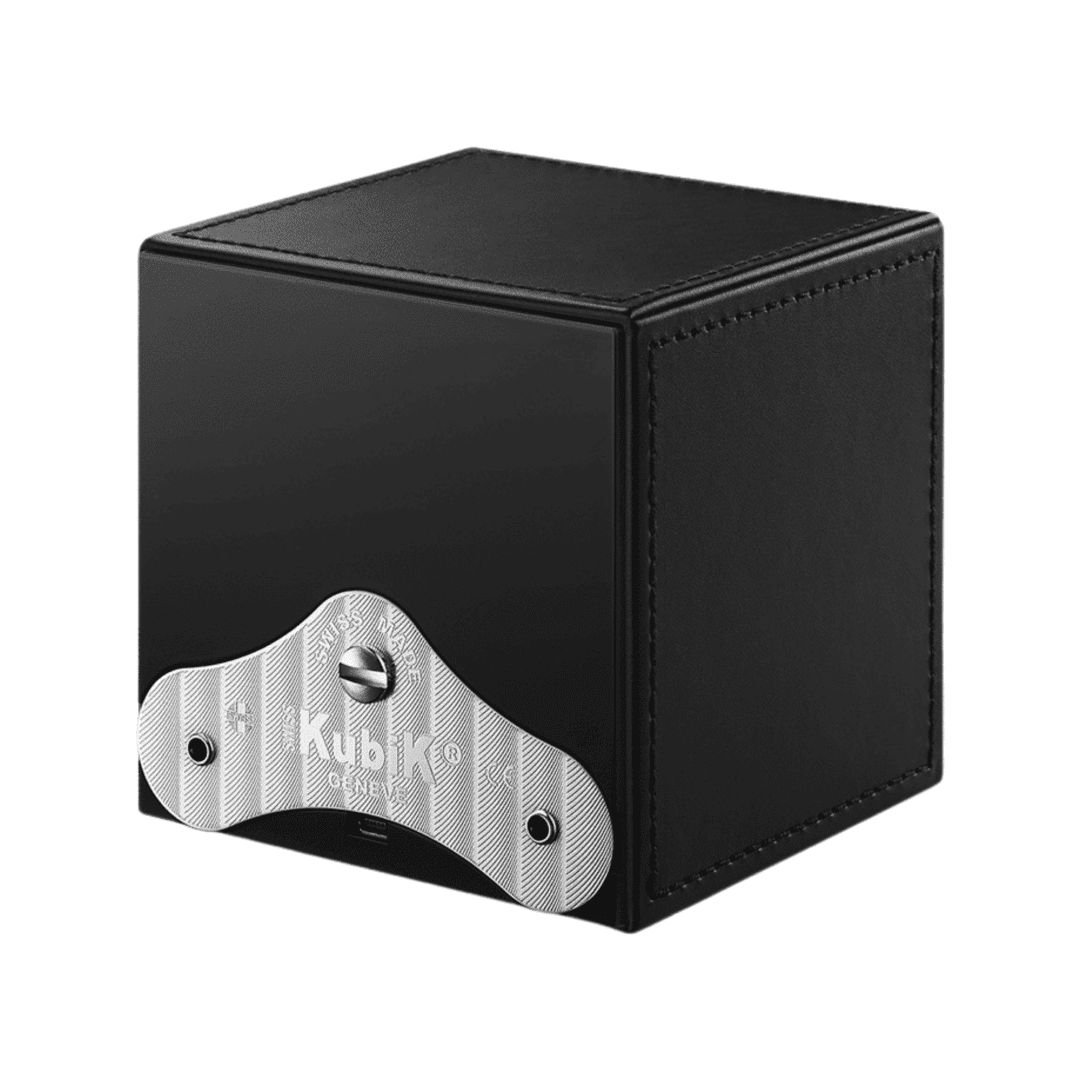 SWISS KUBIK Masterbox Black Leather Watch Winder