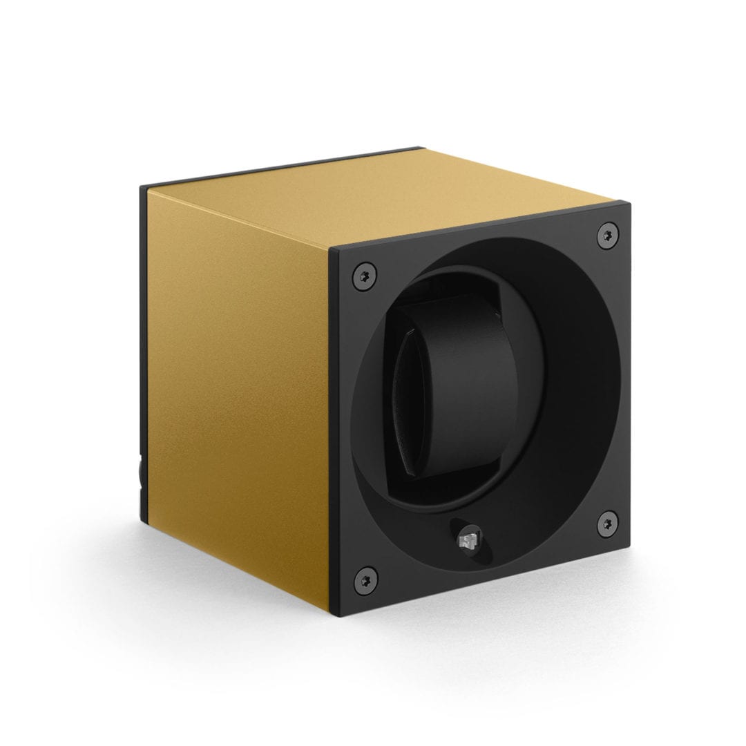 SWISS KUBIK Masterbox Aluminum Gold Watch Winder