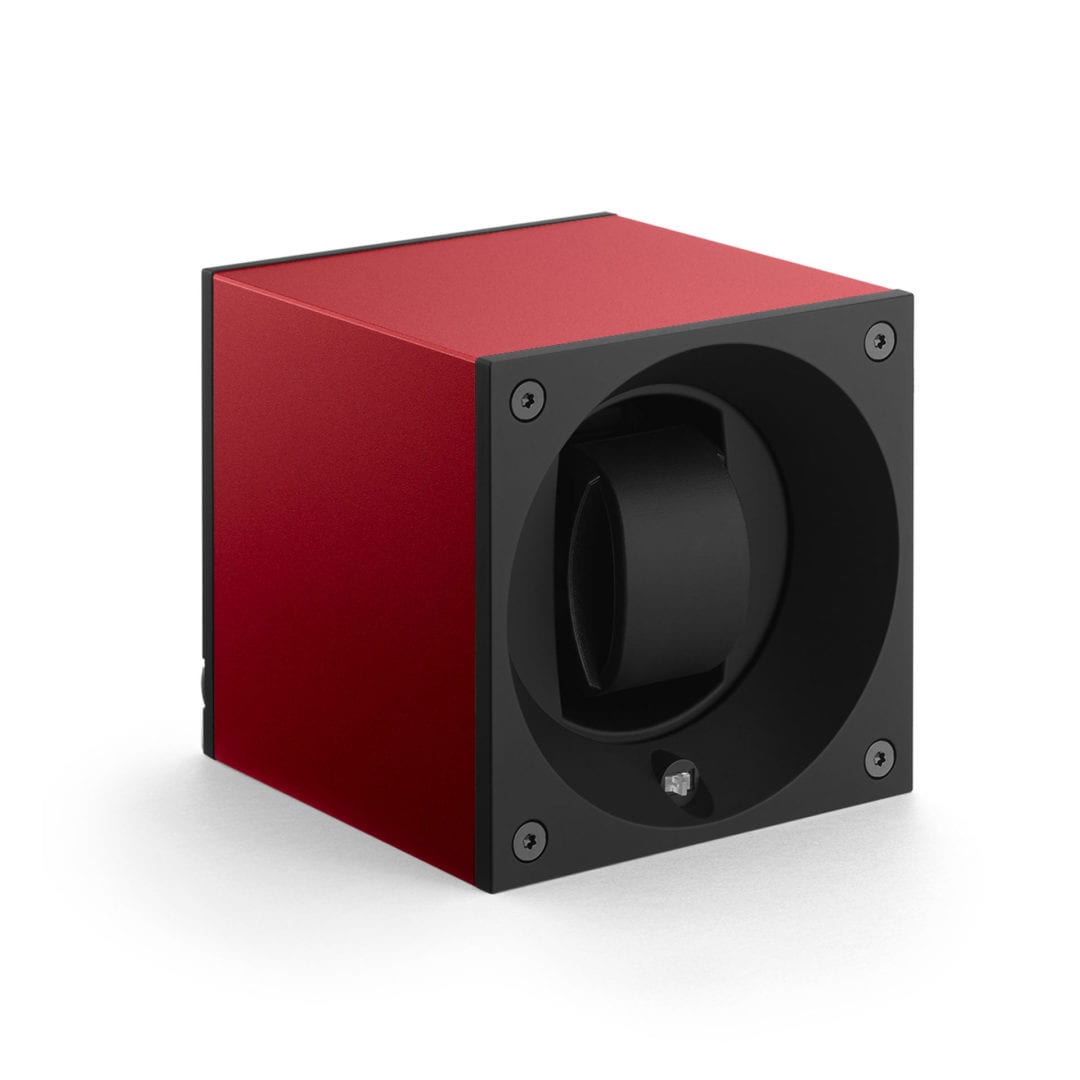 SWISS KUBIK Masterbox Aluminium Red Watch Winder