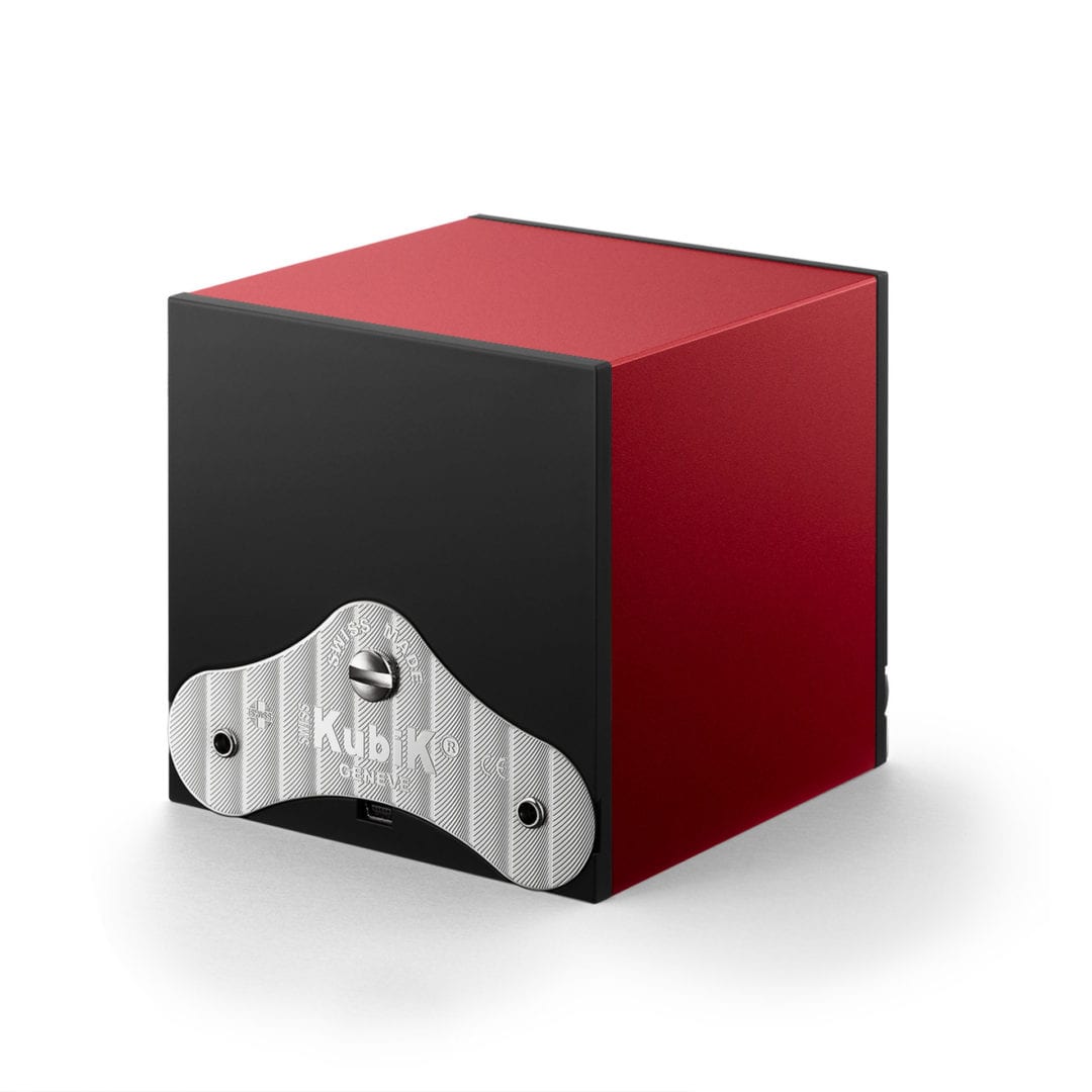 SWISS KUBIK Masterbox Aluminium Red Watch Winder