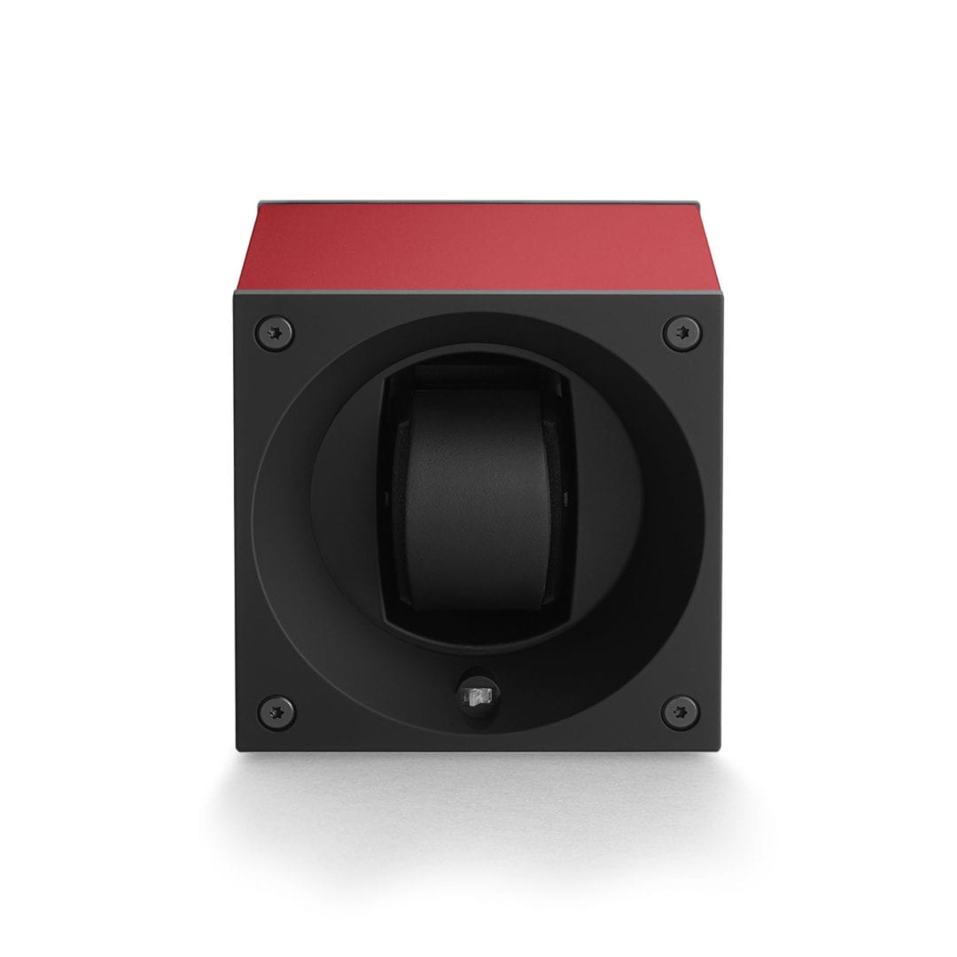 SWISS KUBIK Masterbox Aluminium Red Watch Winder