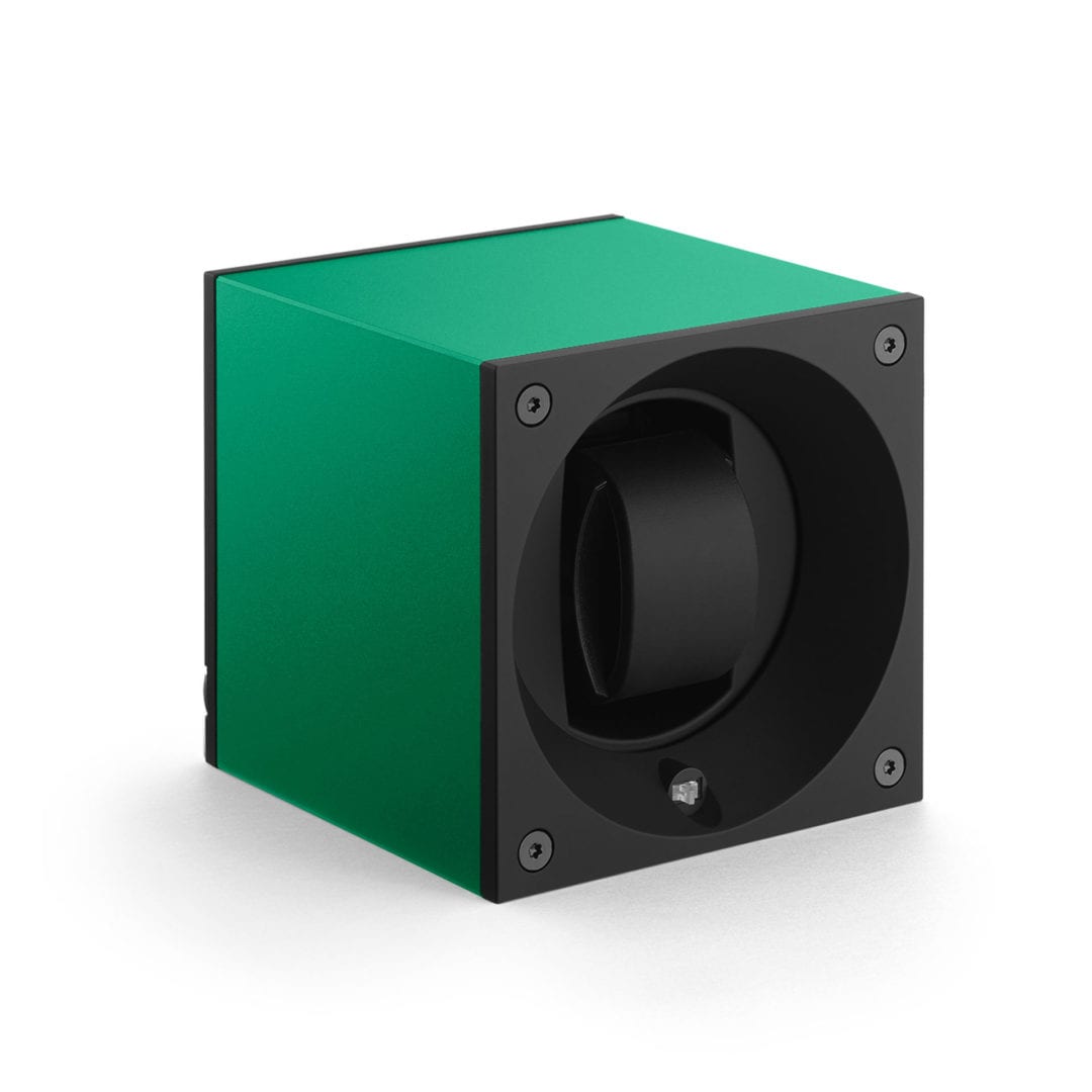 SWISS KUBIK Masterbox Aluminium Green Watch Winder