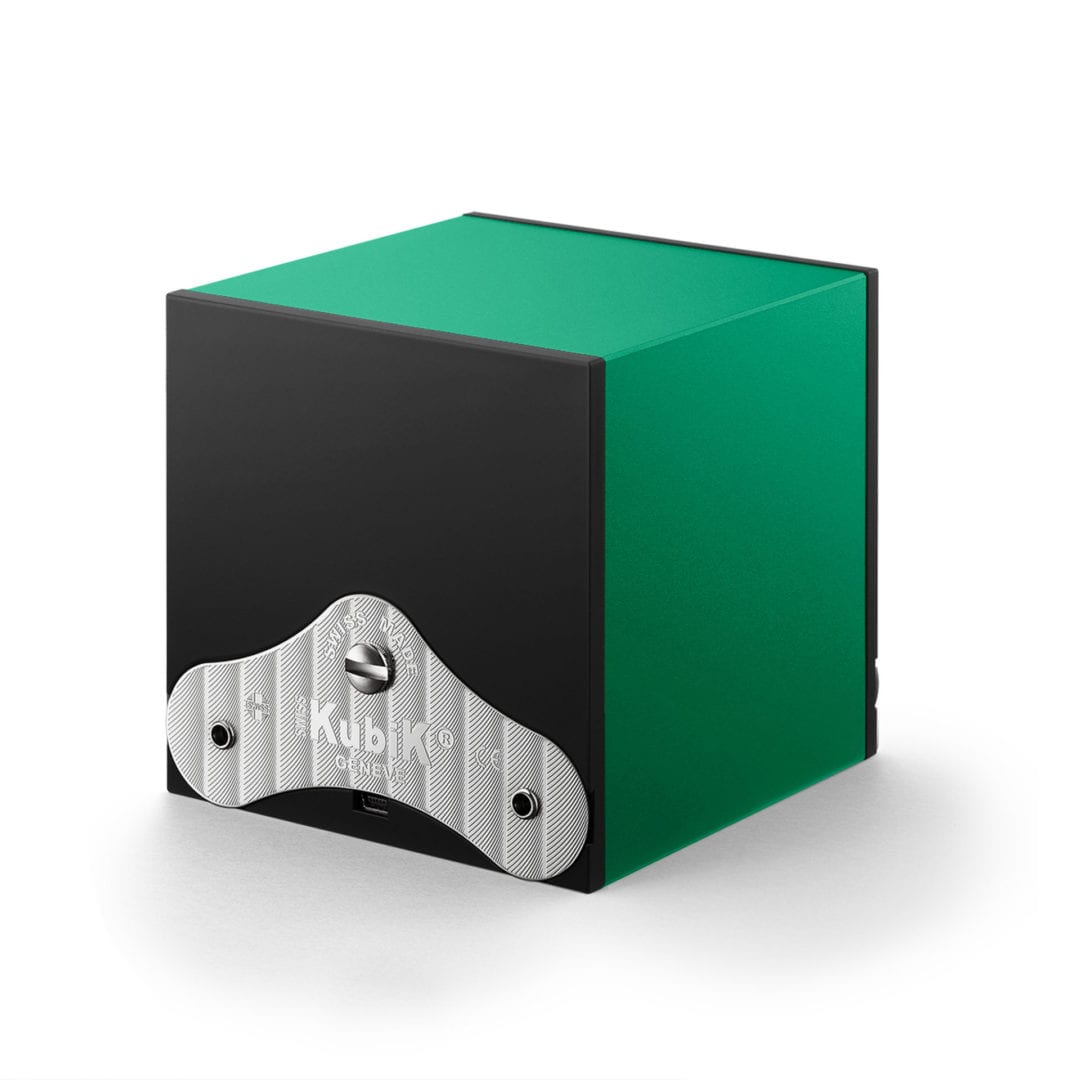 SWISS KUBIK Masterbox Aluminium Green Watch Winder