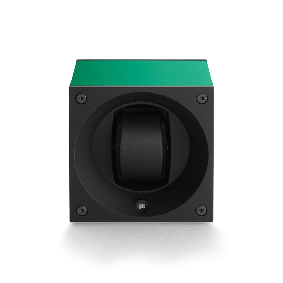 SWISS KUBIK Masterbox Aluminium Green Watch Winder