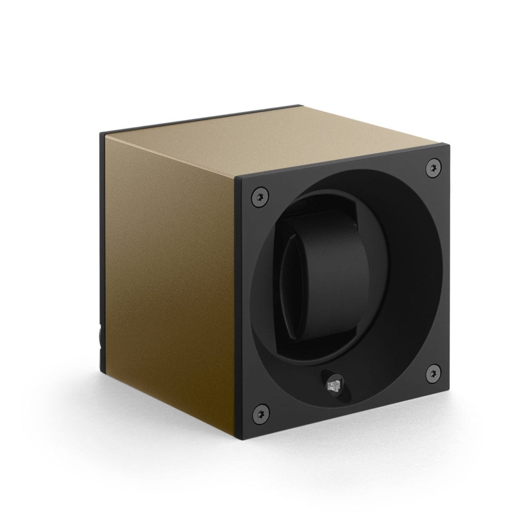 SWISS KUBIK Masterbox Aluminium Taupe Watch Winder