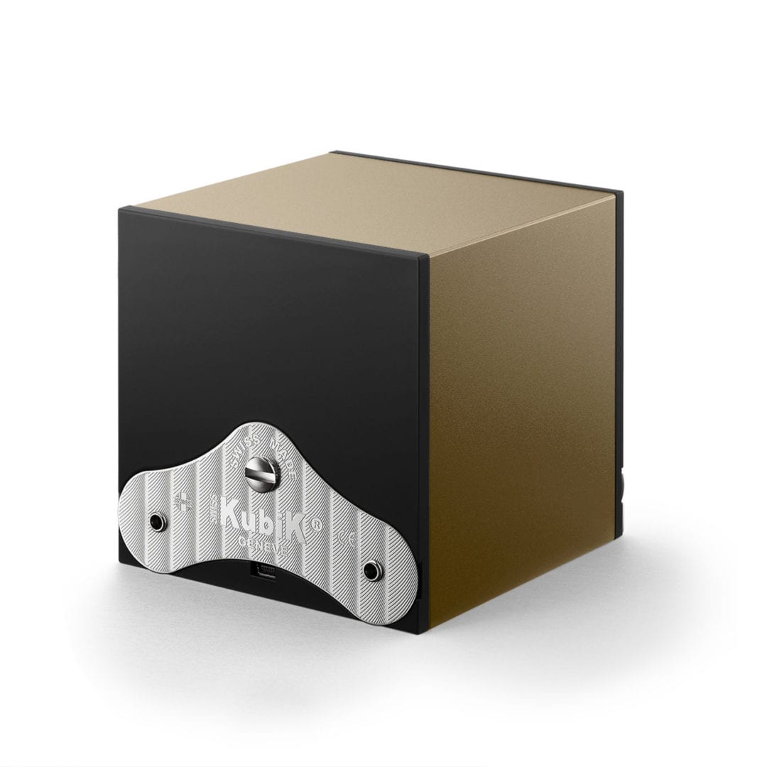 SWISS KUBIK Masterbox Aluminium Taupe Watch Winder