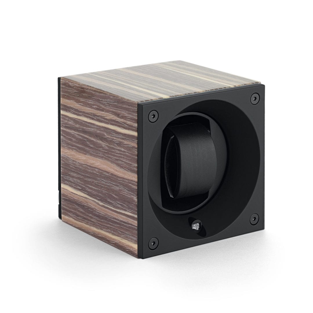 SWISS KUBIK Masterbox Shiny Grey Ash Watch Winder