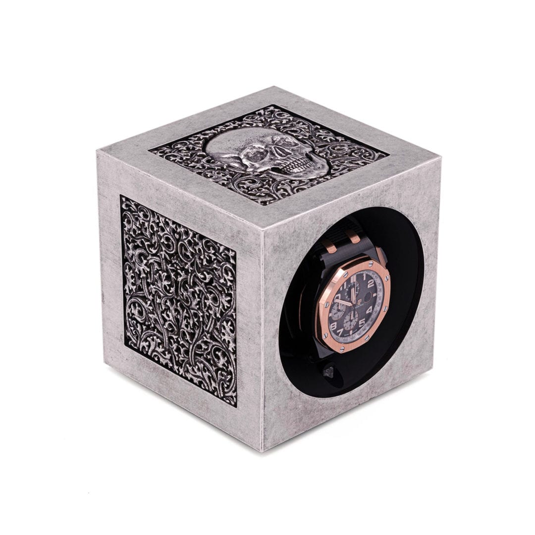 SWISS KUBIK Masterbox Skull Watch Winder