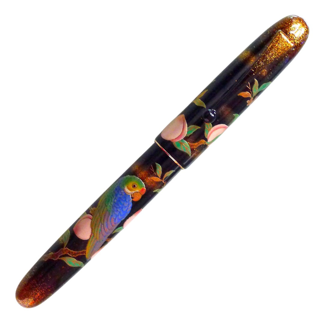 Yukari Royale Parrot with Peaches Fountain Pen