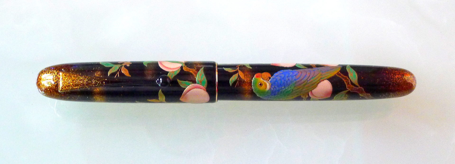 Yukari Royale Parrot with Peaches Fountain Pen