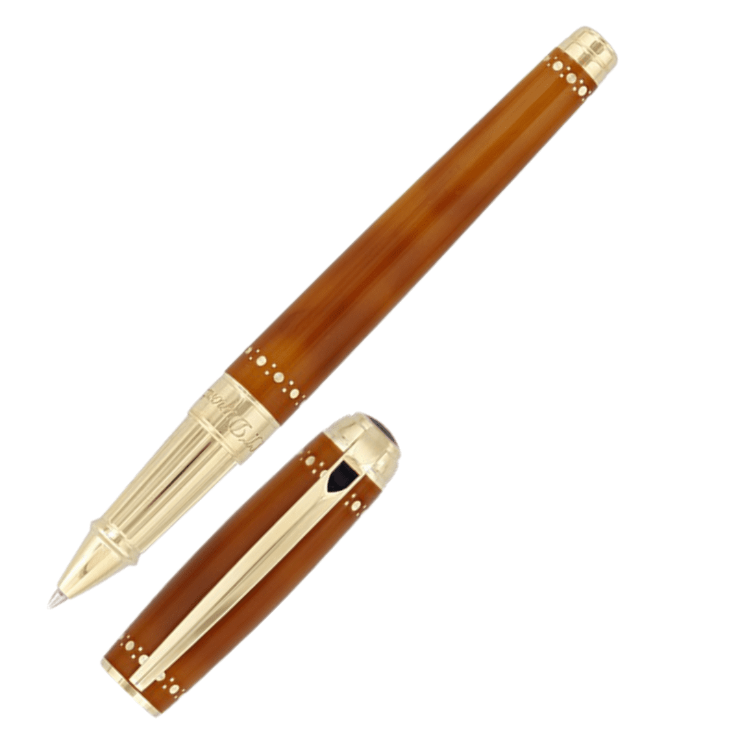 S.T. DUPONT LINE D Derby Gold Rollerball Pen