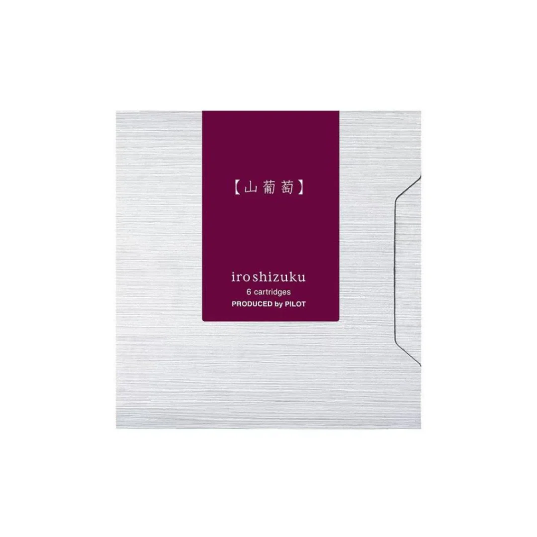 Iroshizuku Ink Cartridge Yama-budo, 6pcs