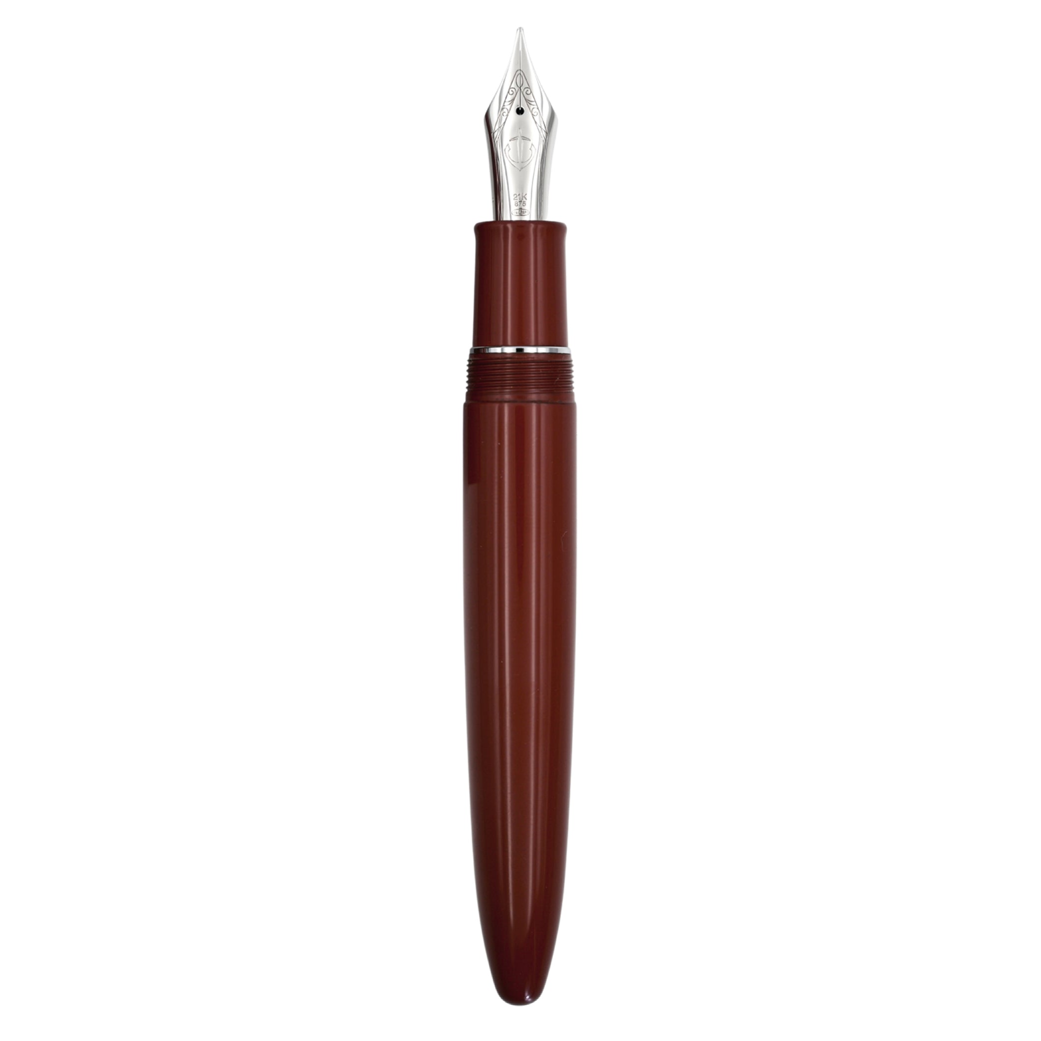 King of Pen Kaga Urushi Wine Red Rhodium Trim Limited Edition Fountain Pen