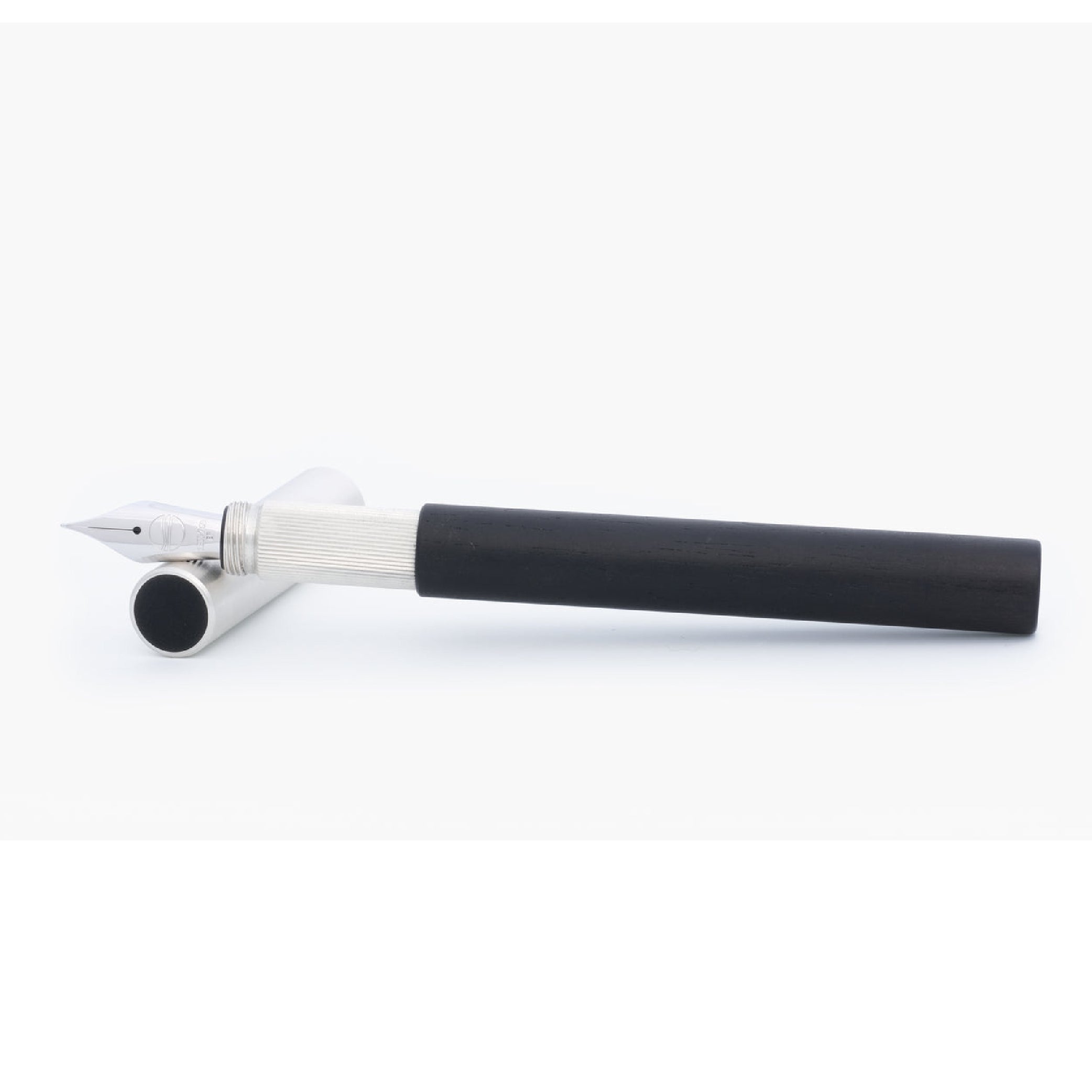 Longcap Ebony and Silver Special Edition Fountain Pen