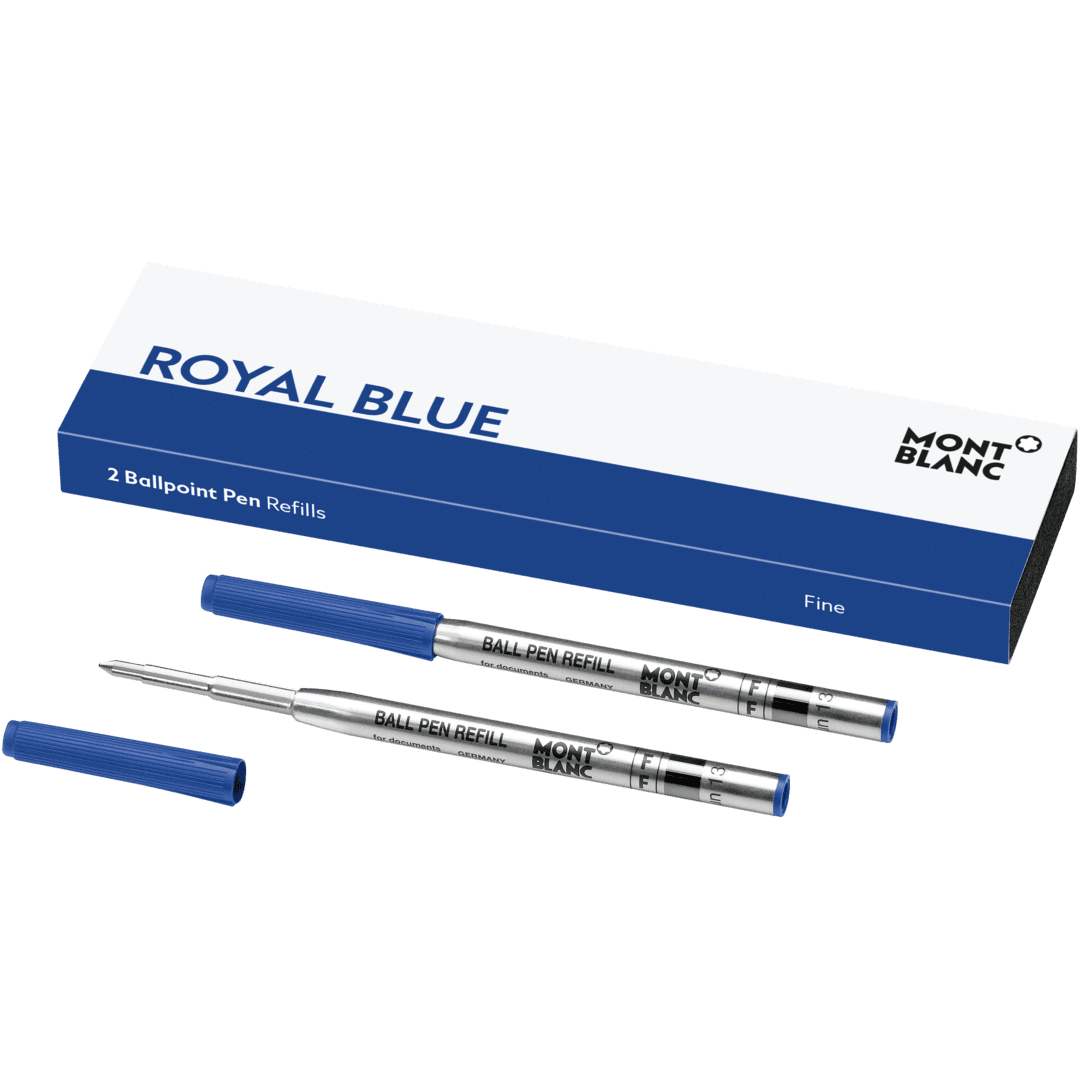 2 Ballpoint Pen Refill Royal Blue