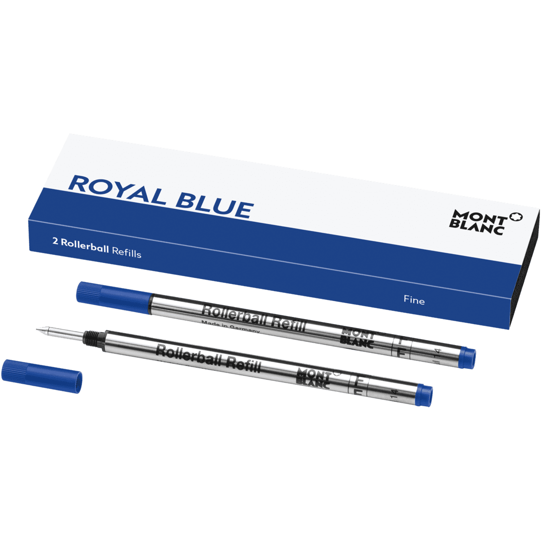 2 Rollerball Refills Royale Blue