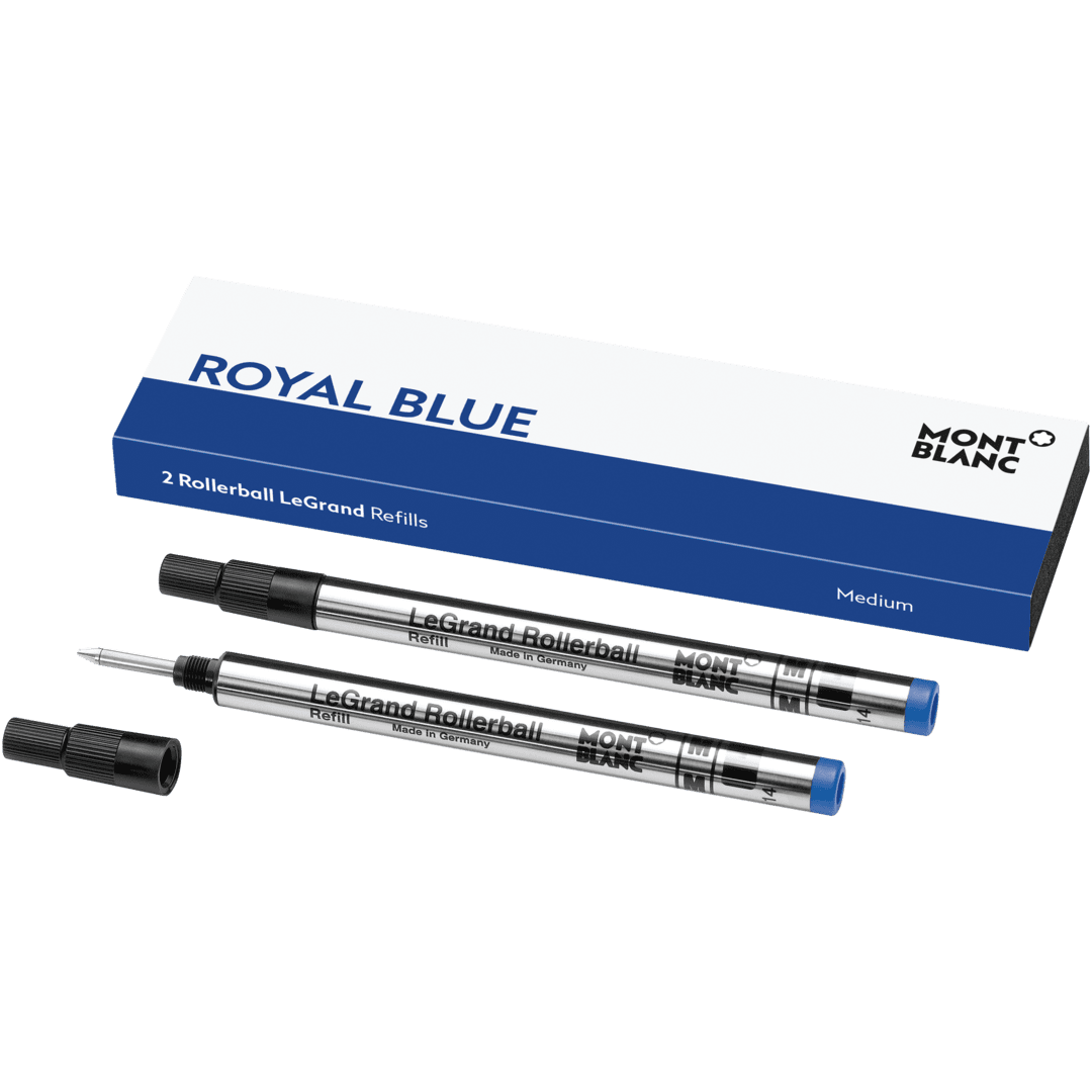 2 Rollerball LeGrand Refills Royal Blue