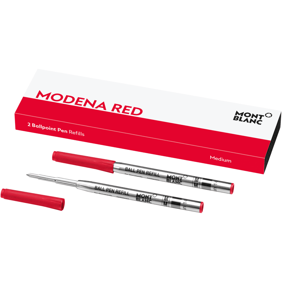 2 Ballpoint Pen Refill Modena Red