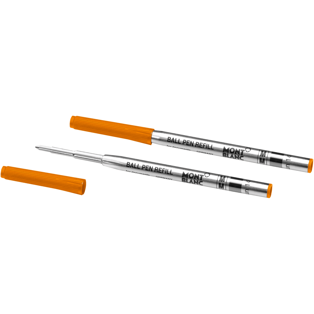 2 Ballpoint Pen Refill Manganese Orange
