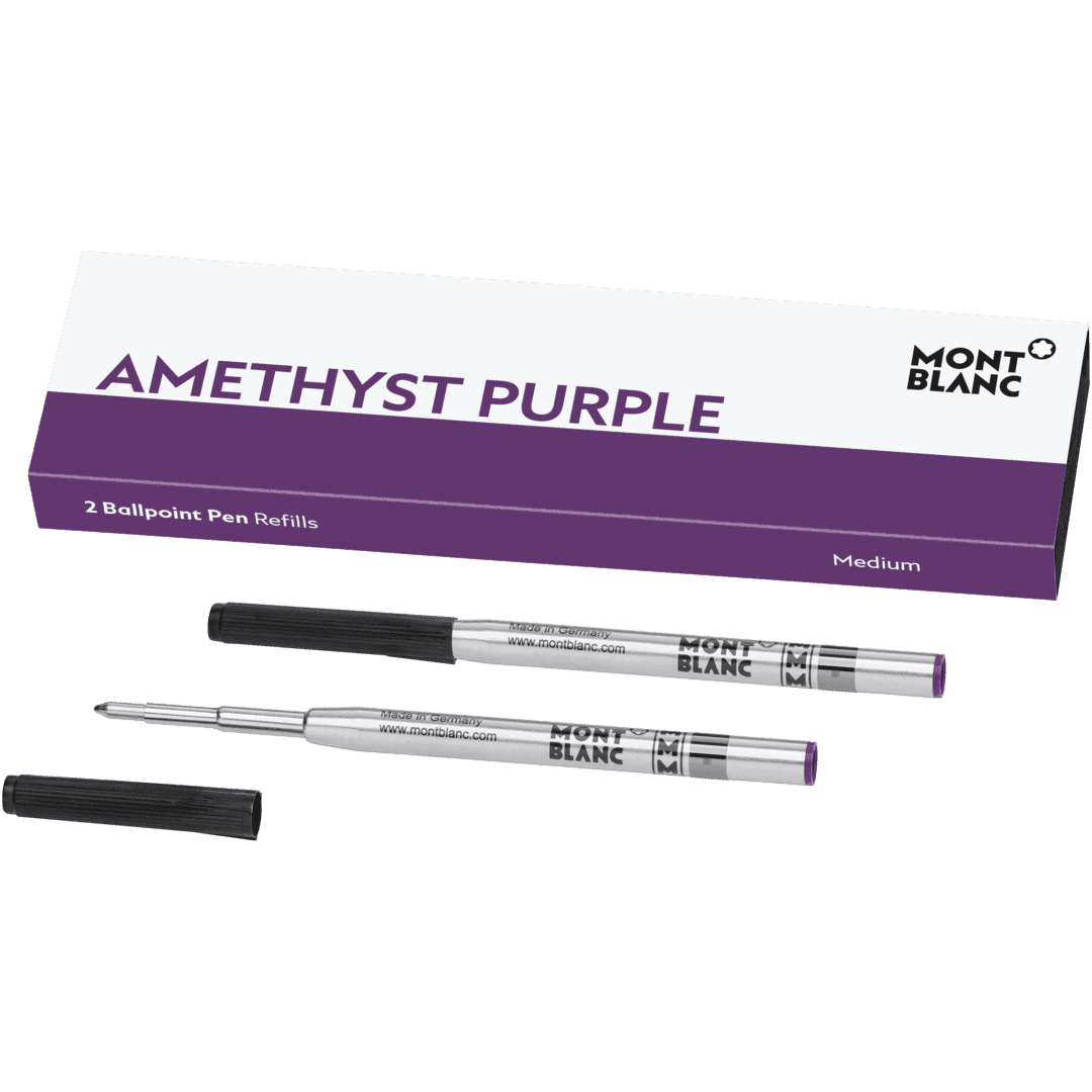 2 Ballpoint Pen Refill Amethyst Purple