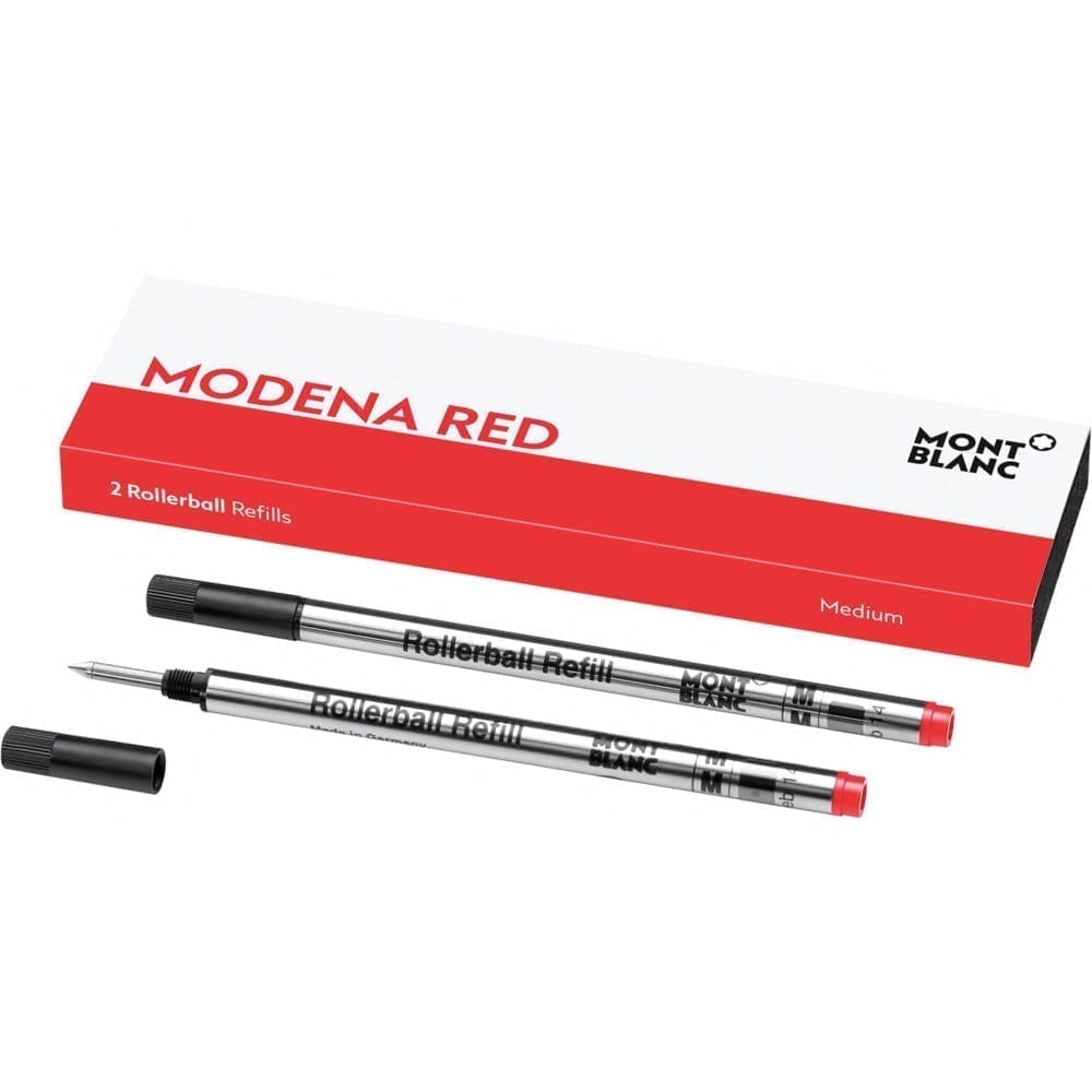 2 Rollerball Refills Modena Red