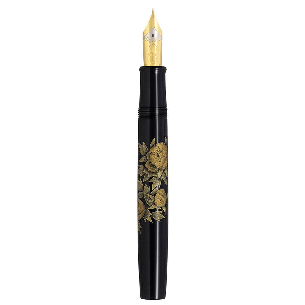 NAMIKI_Emperor Chinkin Peony Fountain Pen_Open Pen Picture