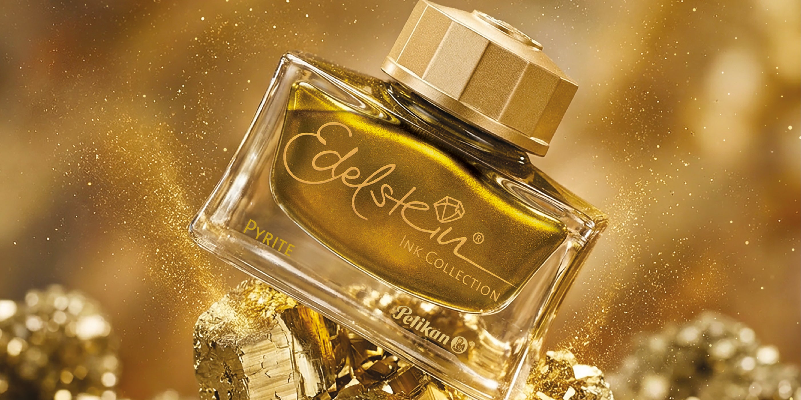 PELIKAN_Edelstein Ink Pyrite Ink of the Year 2026, 50ml_News Page Hero Picture Desktop