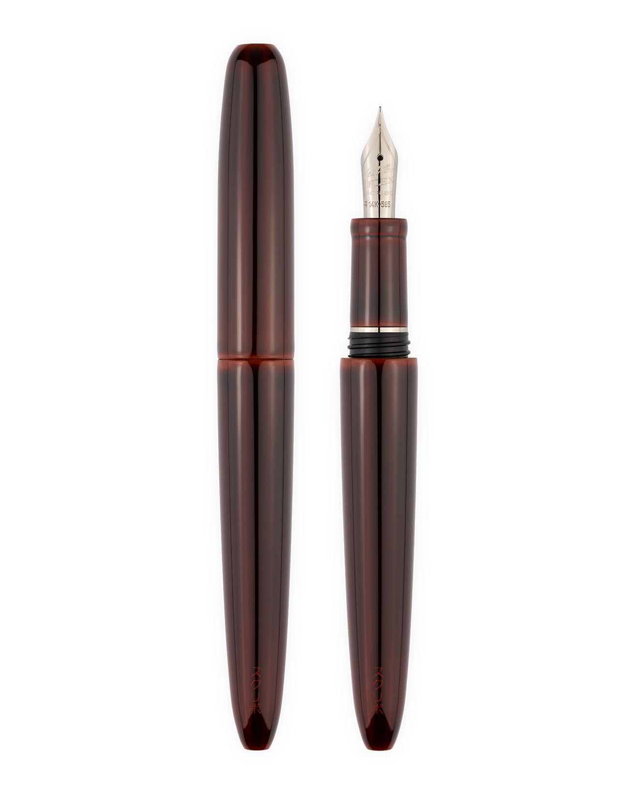 Piuma Hane Tamenuri Ruthenium Limited Edition Fountain Pen