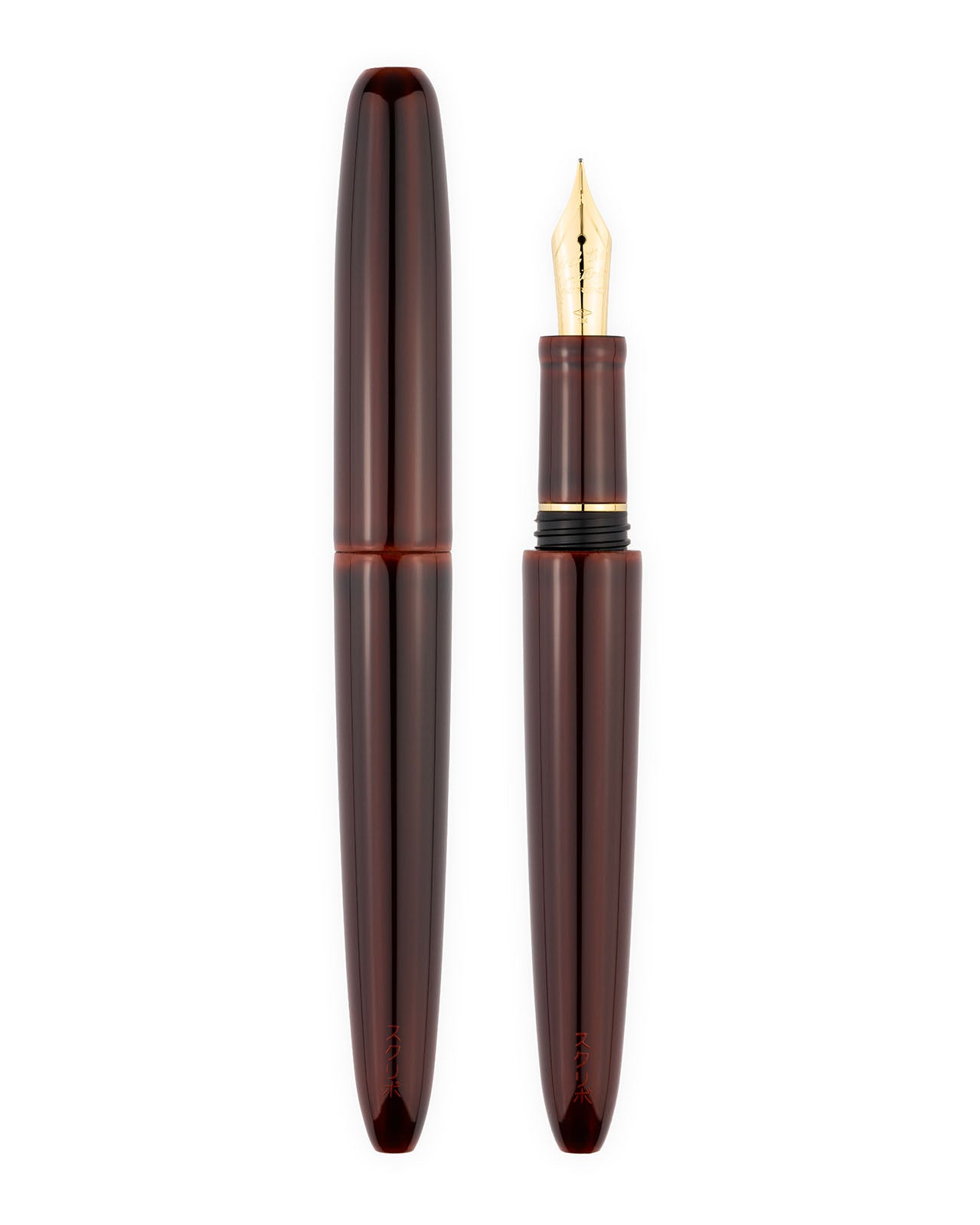 Piuma Hane Tamenuri Yellow Gold Limited Edition Fountain Pen