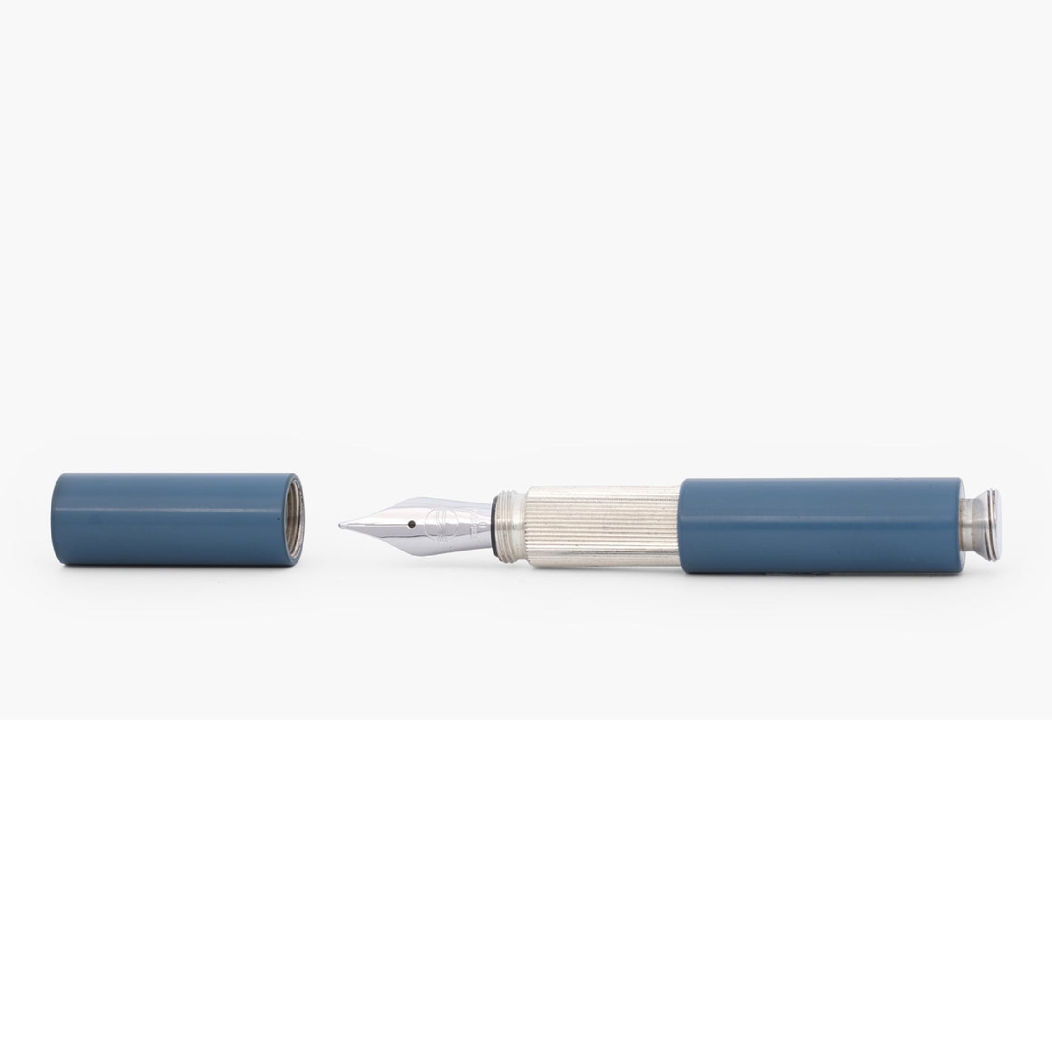 Pocketmaster Silver 935 & Ebonite "Grey Blue" Limited Edition Fountain Pen
