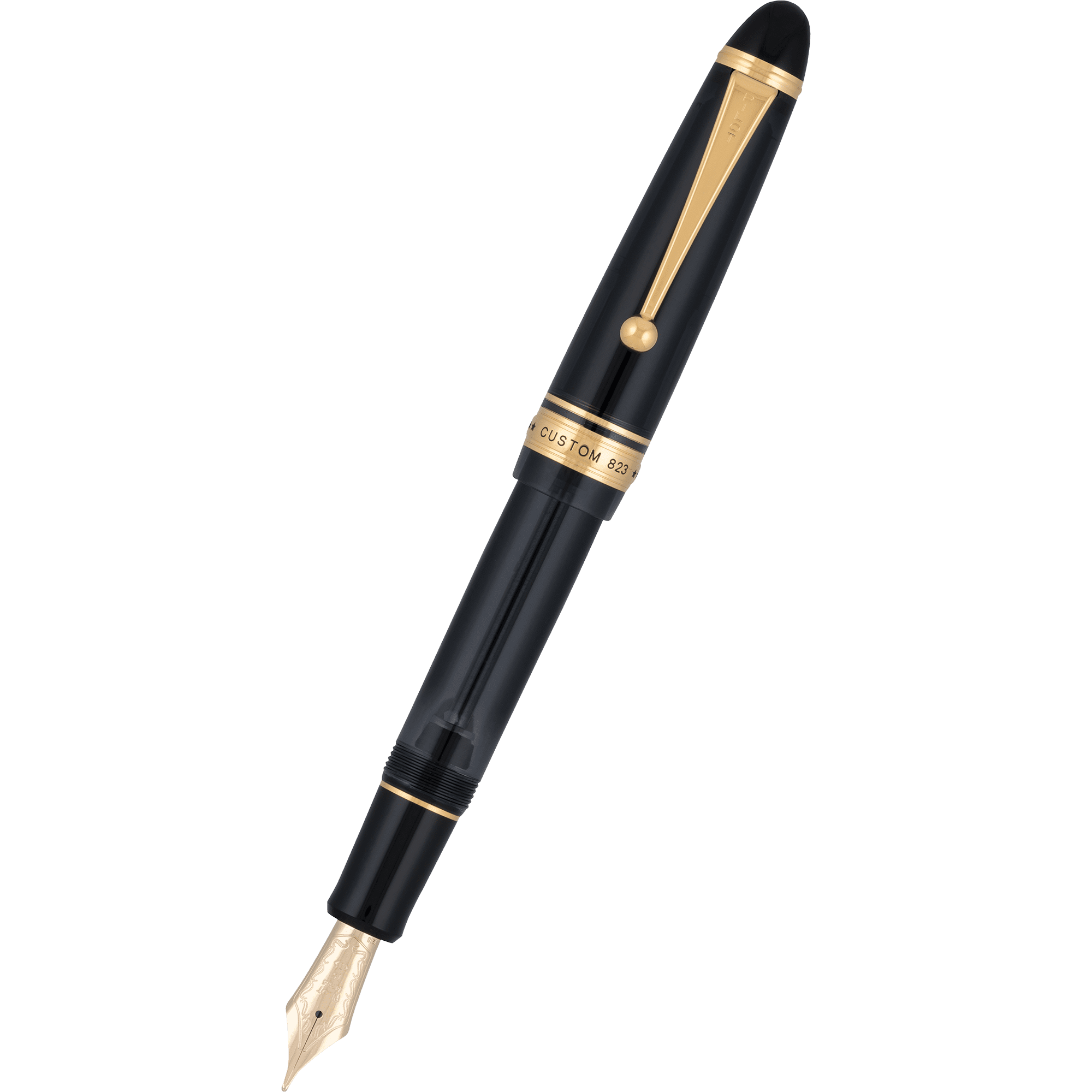 Custom 823 Black Fountain Pen