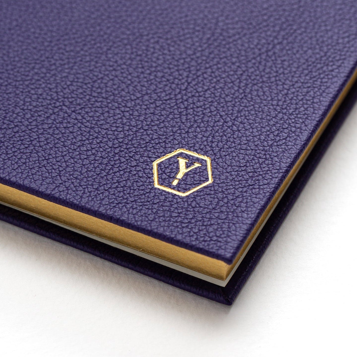 Sampson A5 Luxury Leather Purple Notebook
