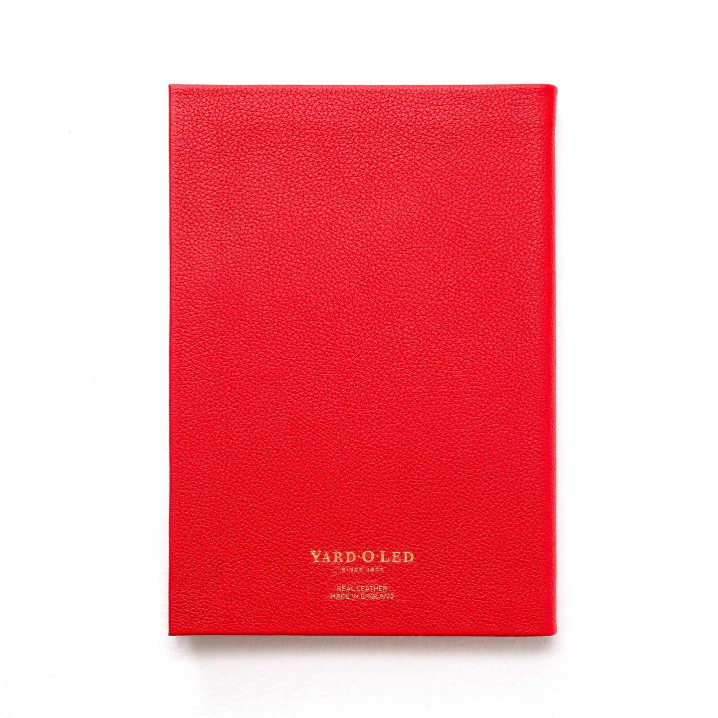 Sampson A5 Luxury Leather Red Notebook