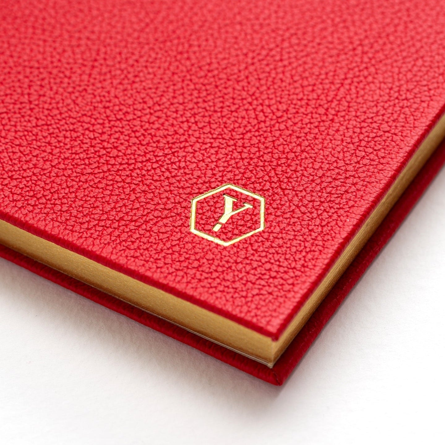Sampson A5 Luxury Leather Red Notebook