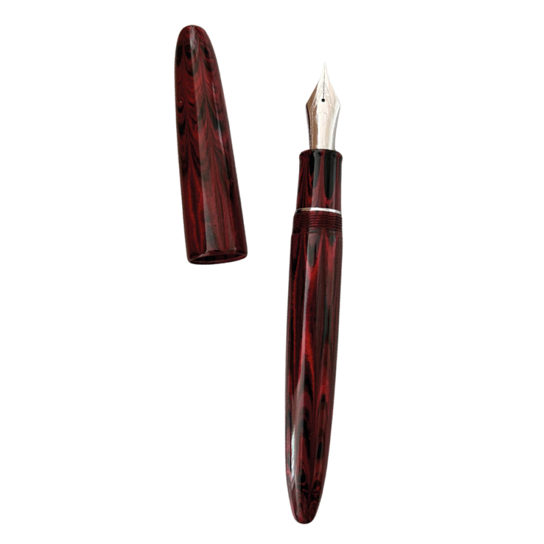 King of Pen Ripple Magma Ebonite Limited Edition Fountain Pen