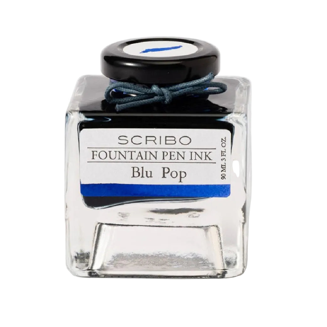 SCRIBO_Blu Pop Ink Bottle, 90ml_Ink Bottle Picture