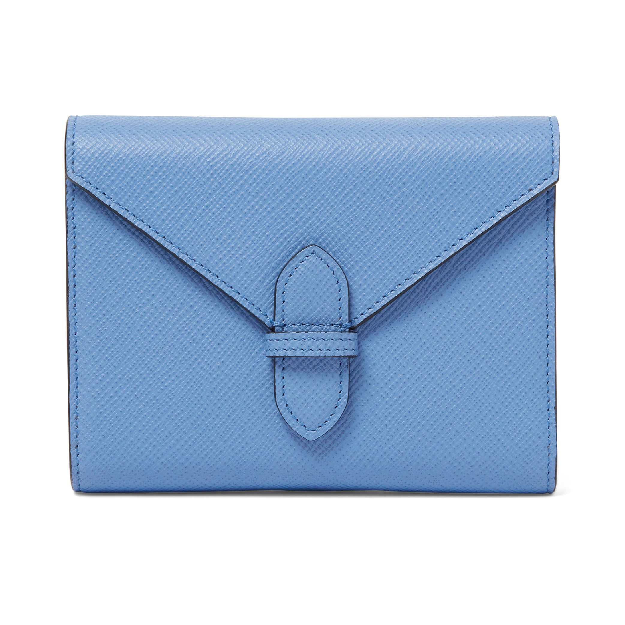 SMYTHSON_Double Playing Cards Case in Nile Blue Panama
