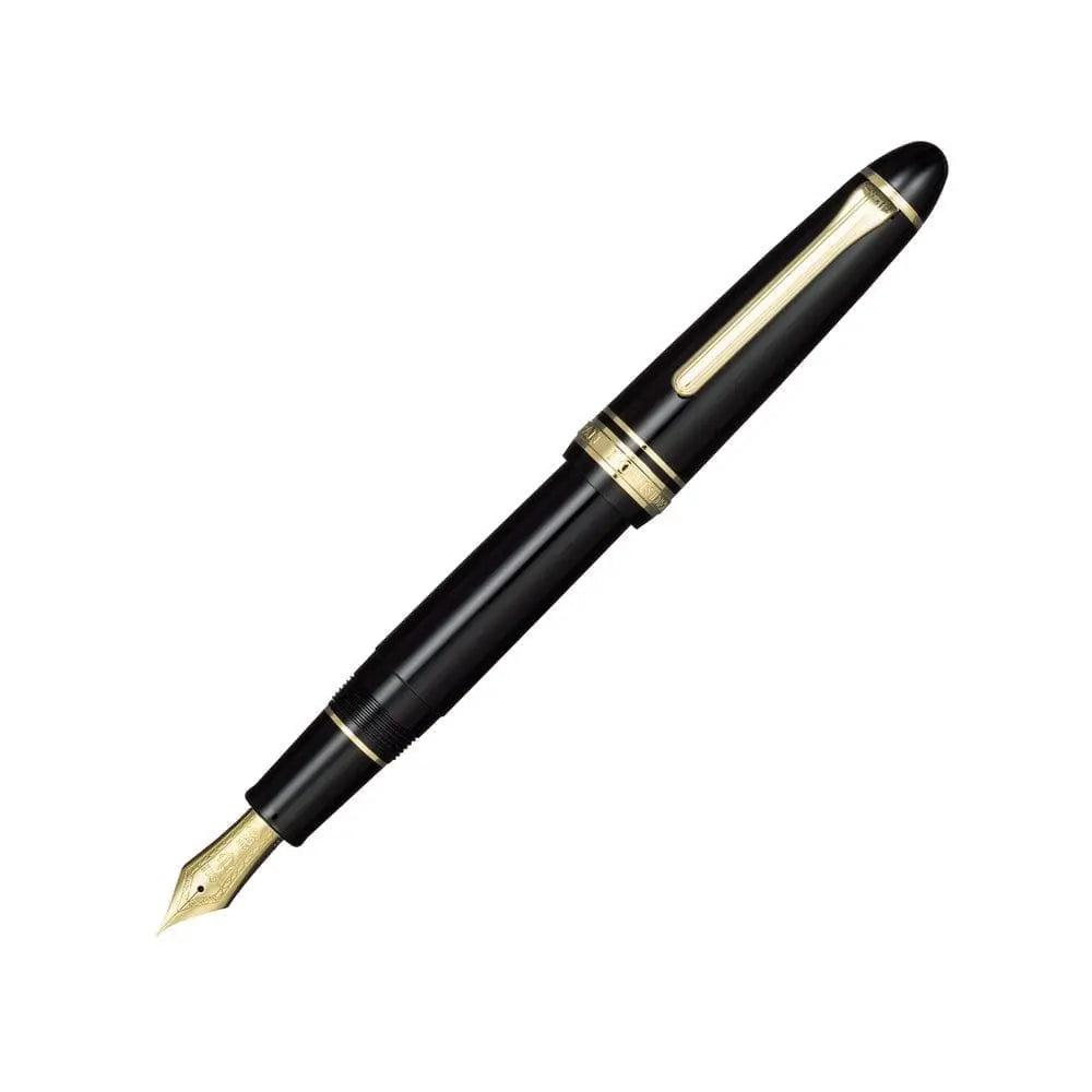 1911 L Gold Trim Black Fountain Pen