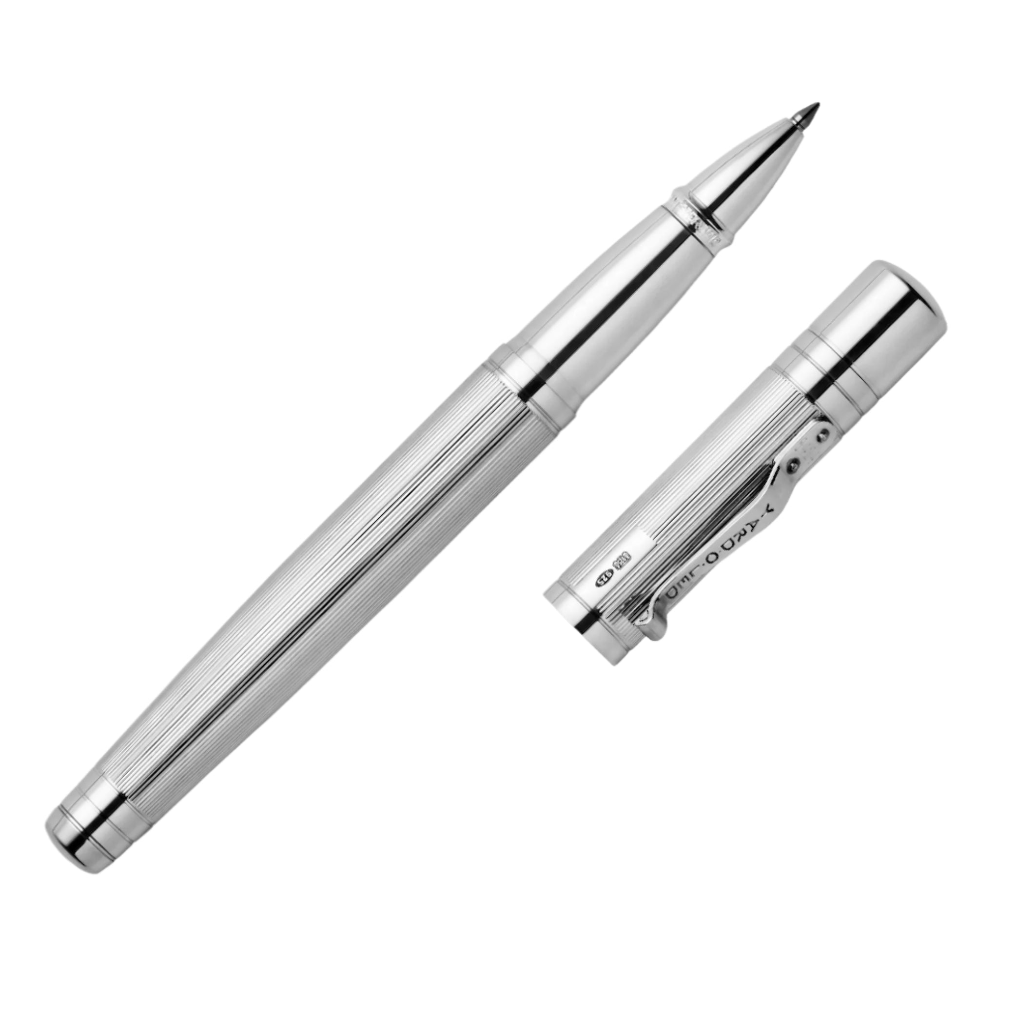 The Pinstripe 72 Sterling Silver Grand Rollerball