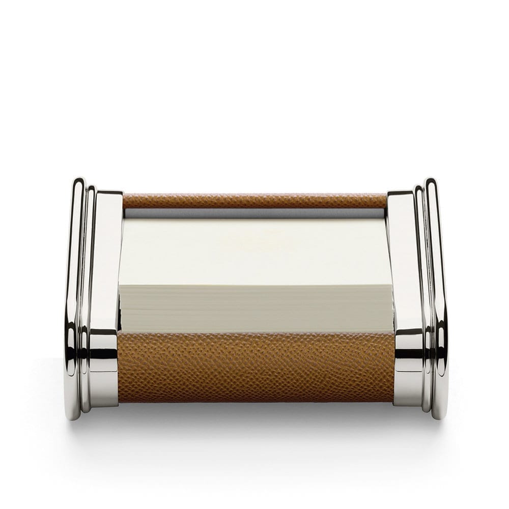Epsom Notepad Holder Cognac
