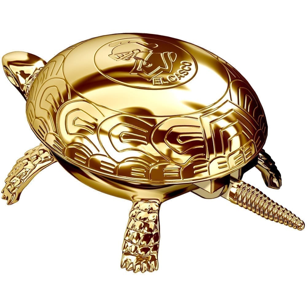 Turtle Gold Paperweight and Bell