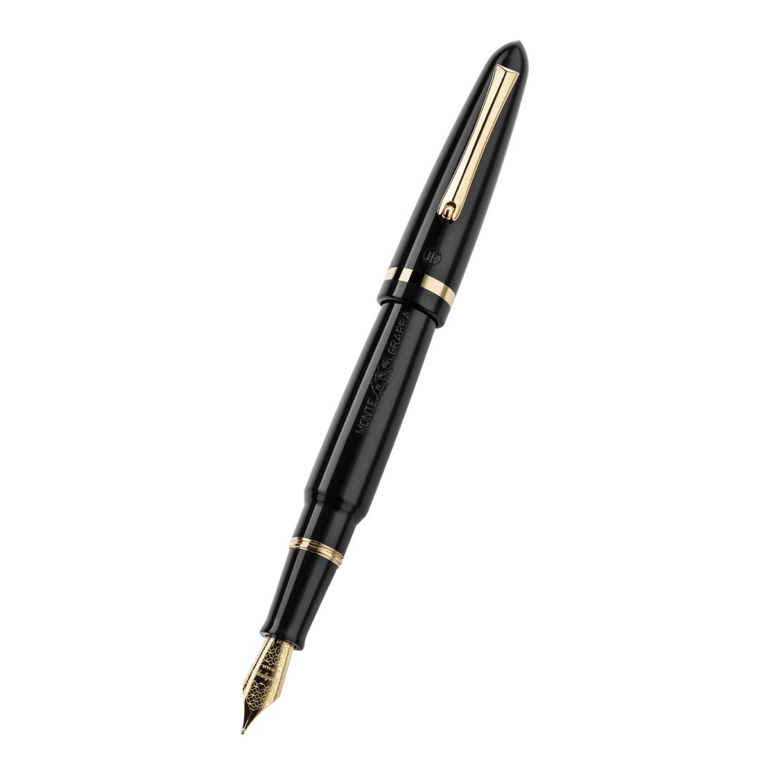 MONTEGRAPPA Venetia Black Fountain Pen