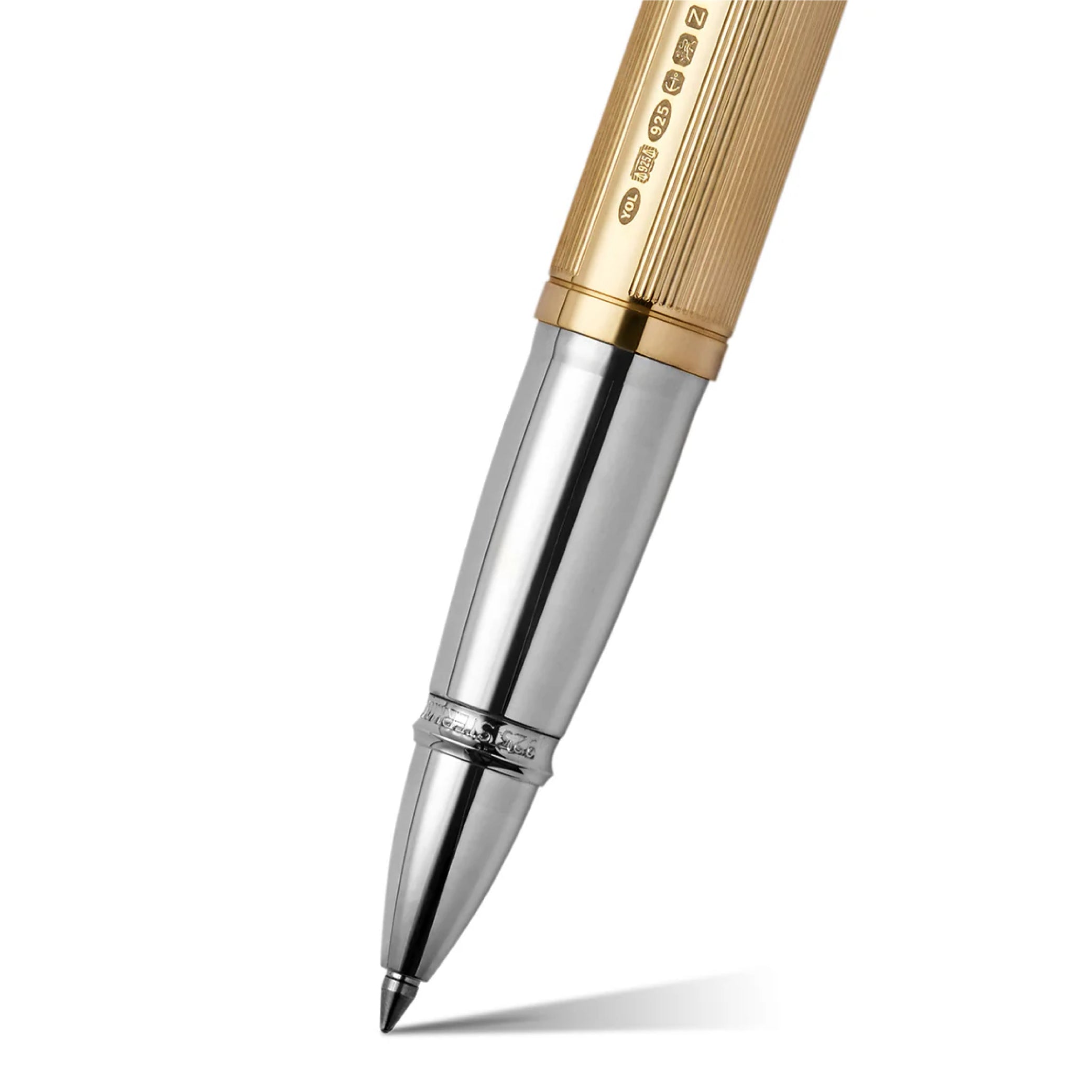 The Pinstripe 72 Gold Vermeil Grand Rollerball