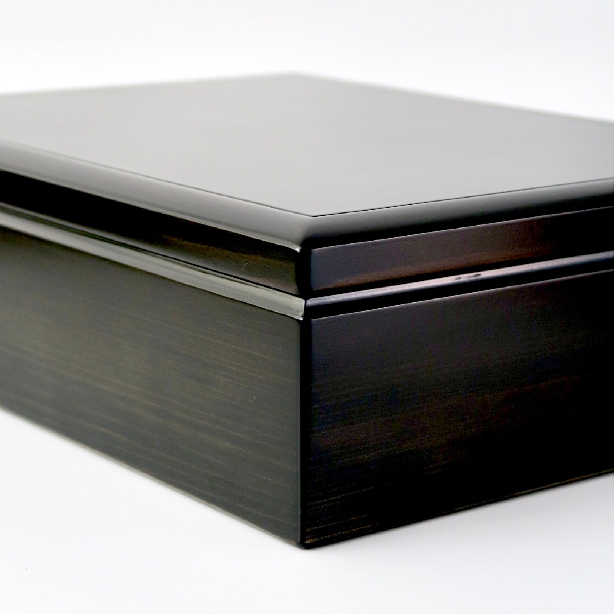 Wooden Letter Box with Pen Mat Black