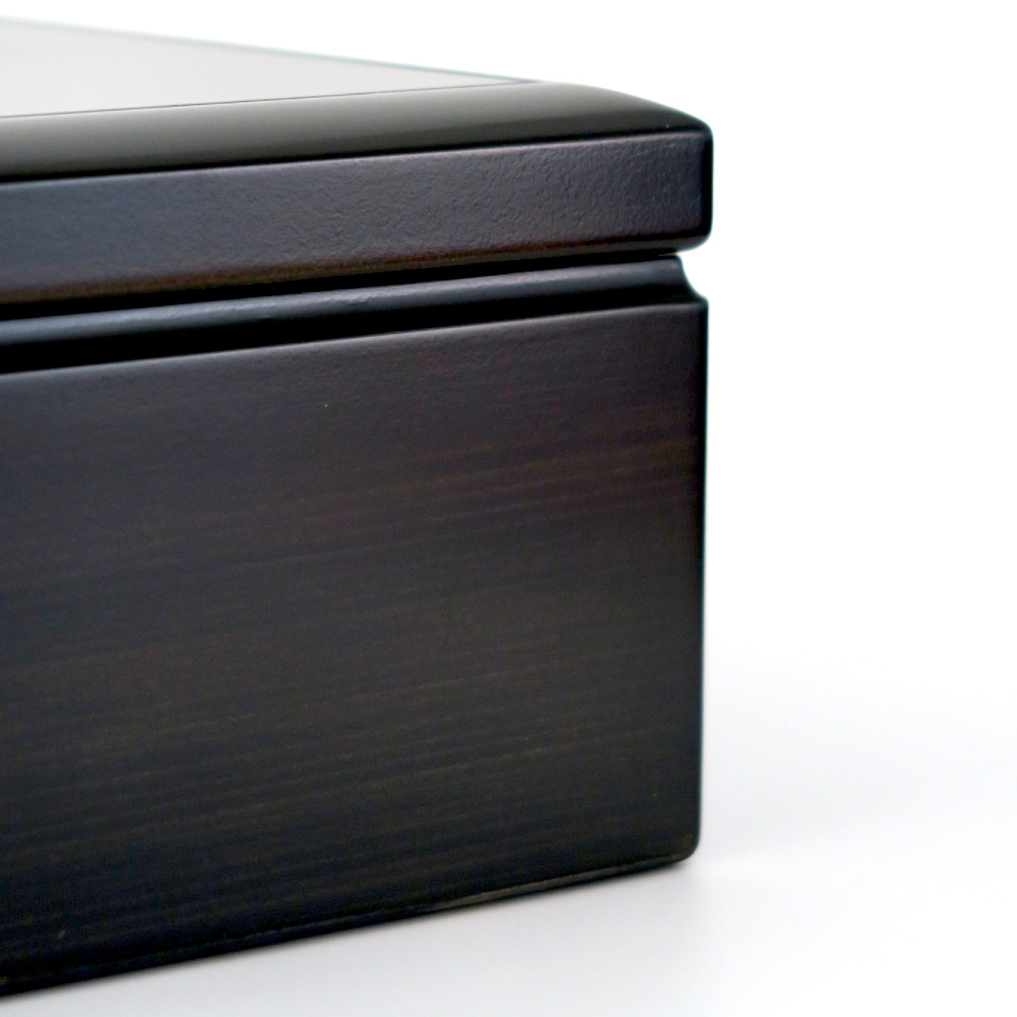 Wooden Letter Box with Pen Mat Black