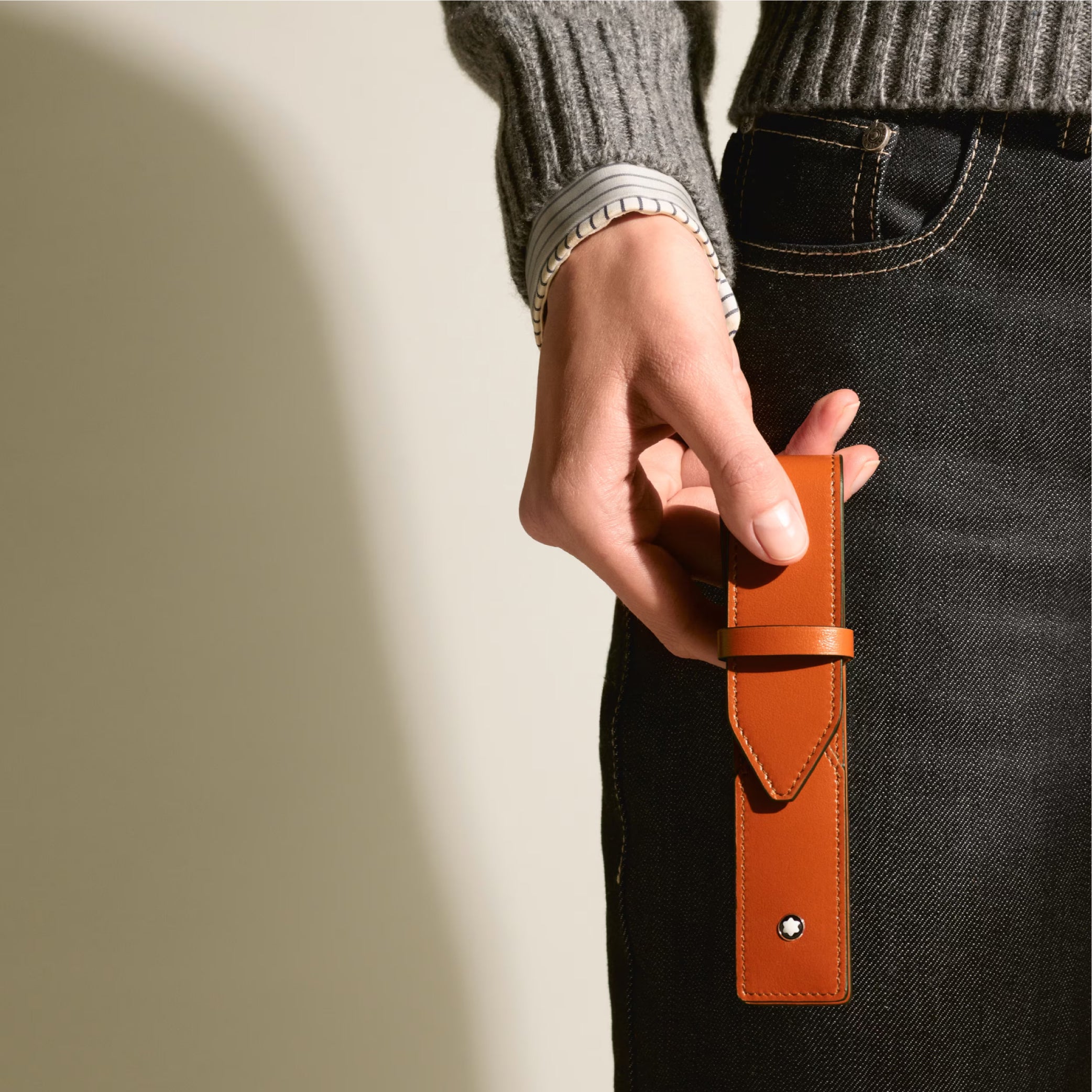 Meisterstück 1-Pen Pouch Rust