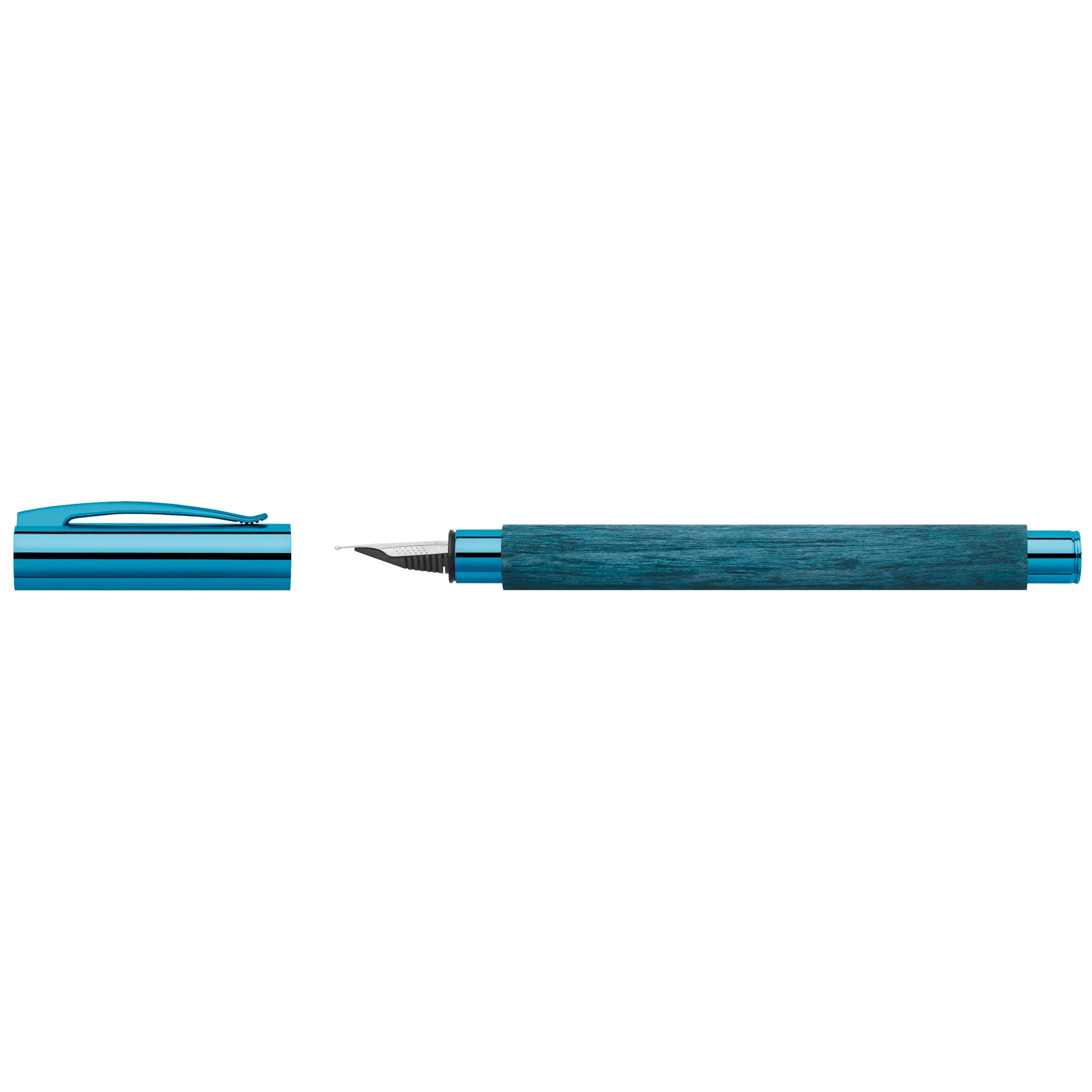 Ambition Blue Wood Limited Edition Fountain Pen