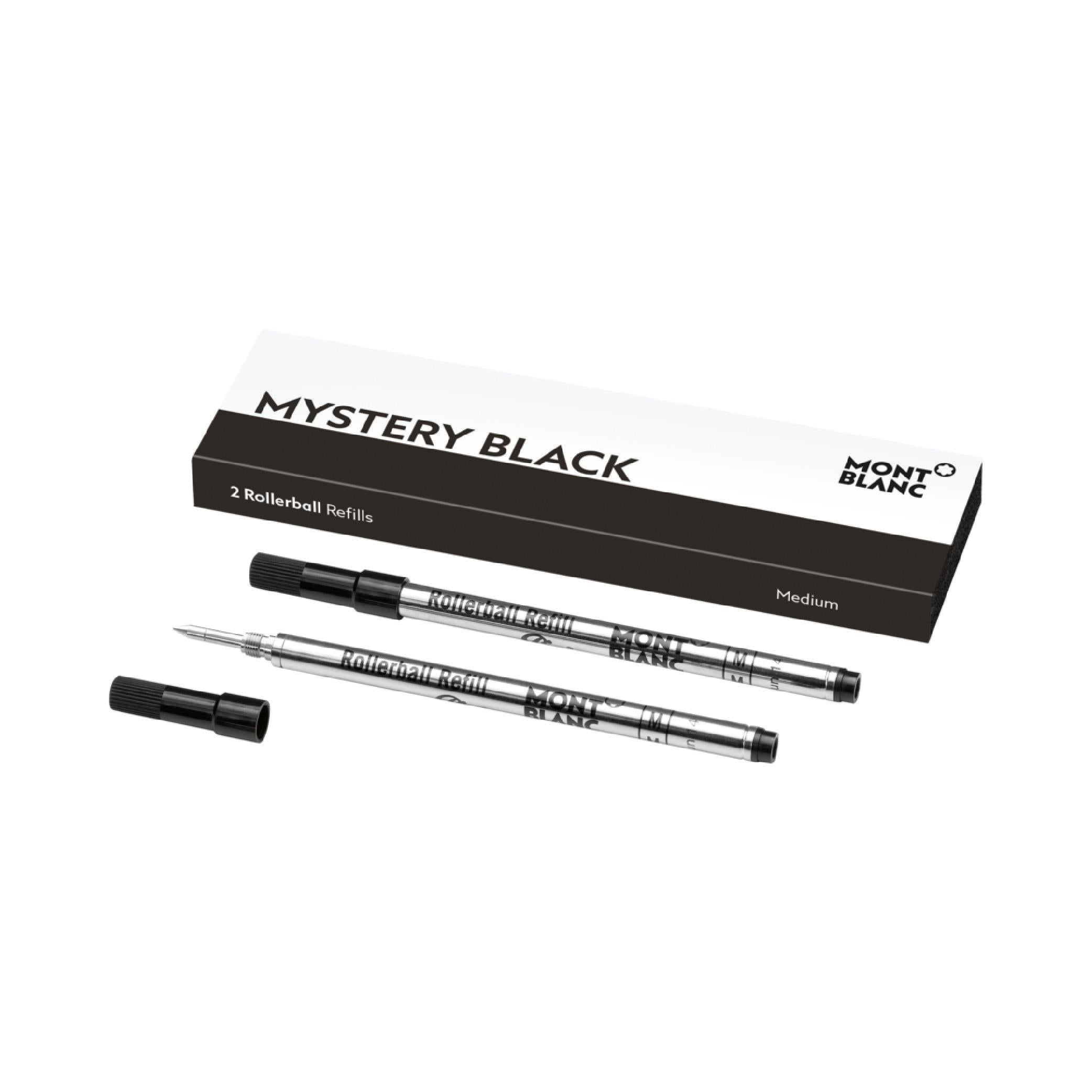 2 Rollerball Refills Mistery Black