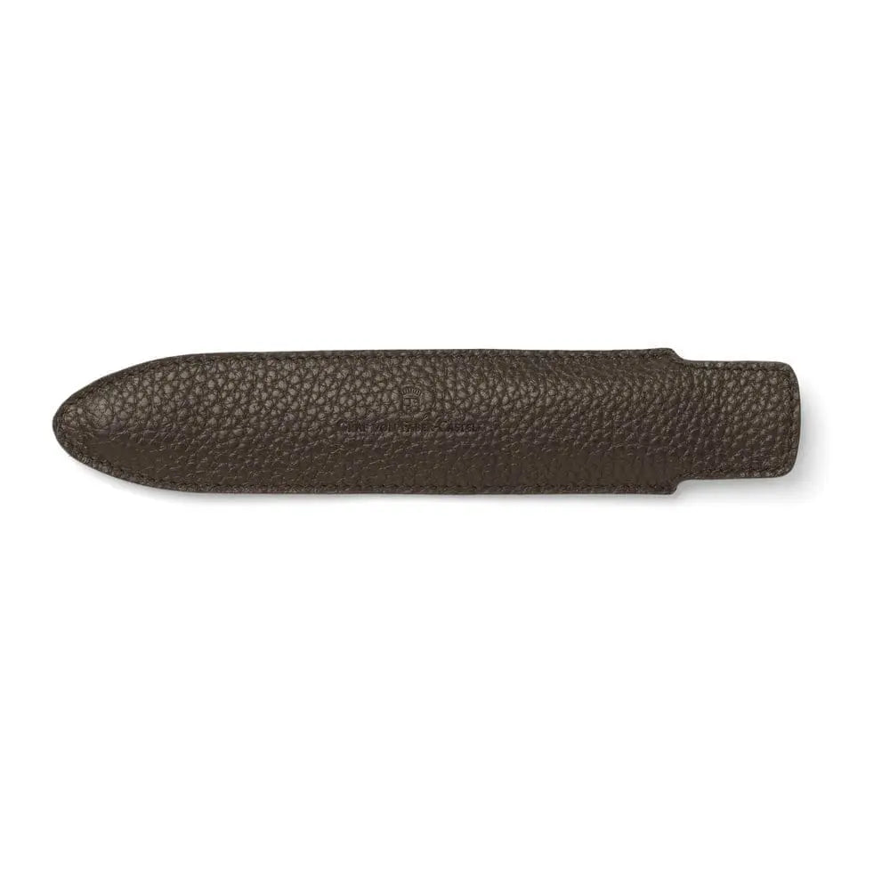 Sleeve for 1 pen Cashmere, long, dark brown