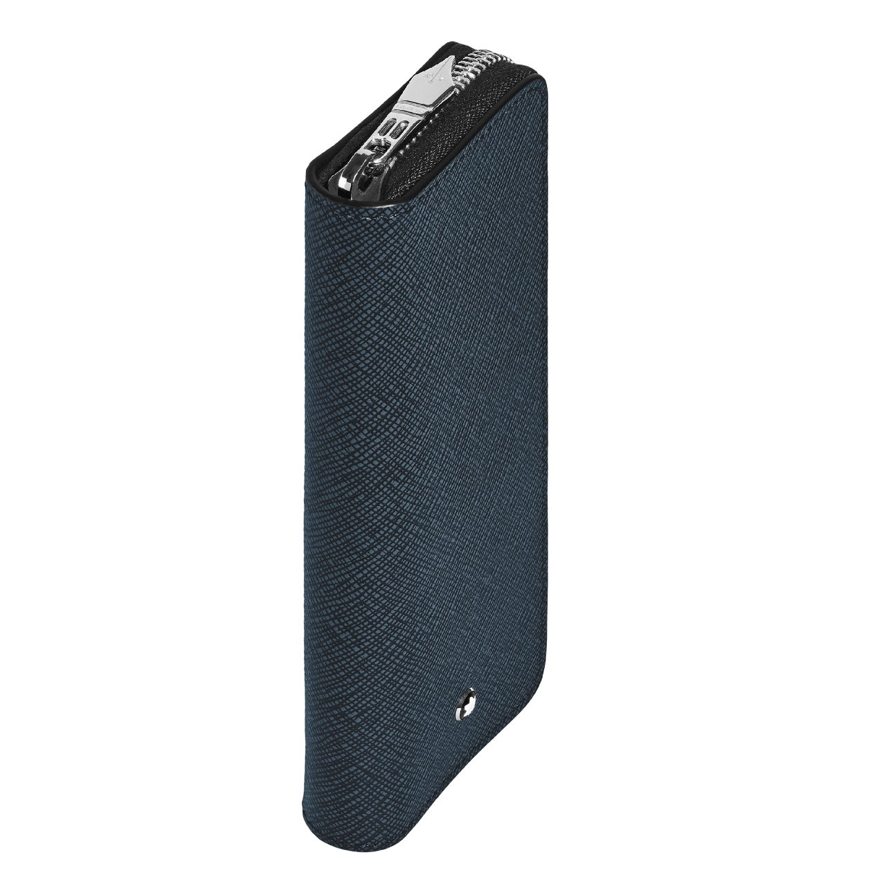Sartorial 2 Pen Pouch Zip Tweed Blue